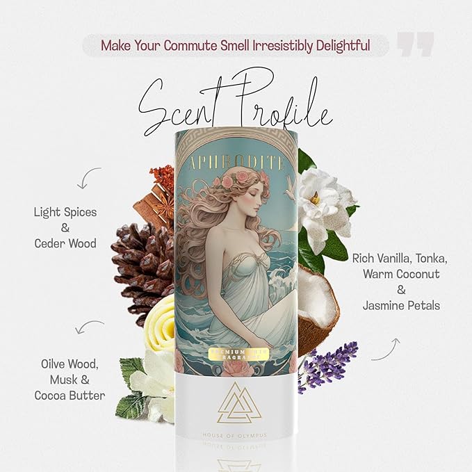 Aphrodite by House of Olympus Premium Car Air Freshener